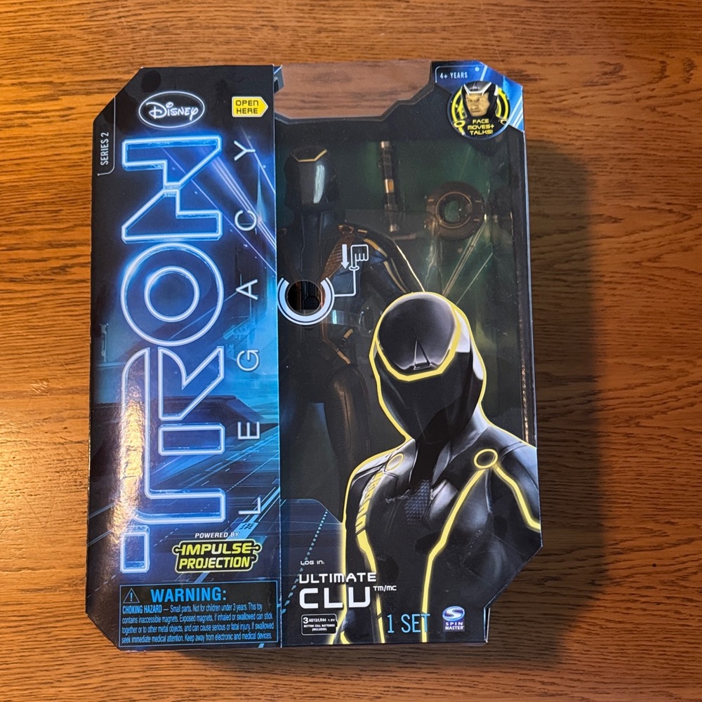 Disney Tron Legacy Clu Figure in Black and Yellow